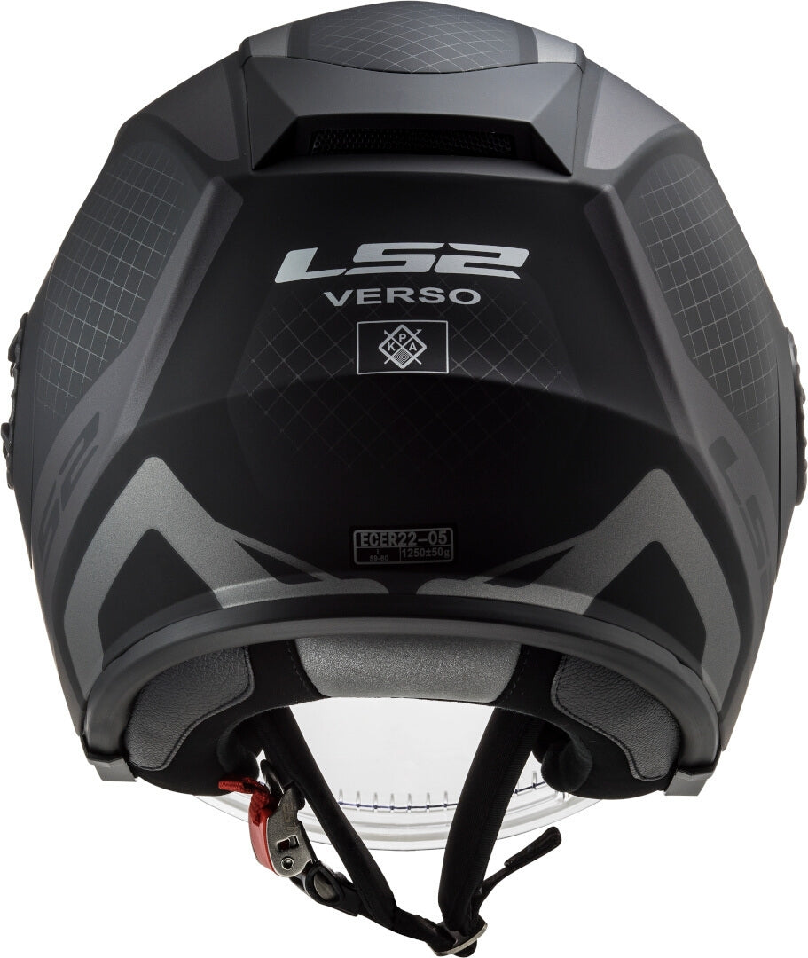 LS2 OF570 VERSO MARKER MATT BLACK TITANIUM - SECURTEX MOTOR S.L (t/a MaximoMoto)