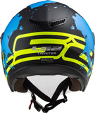 LS2 OF573 TWISTER II XOVER MATT BLACK BLUE - SECURTEX MOTOR S.L (t/a MaximoMoto)