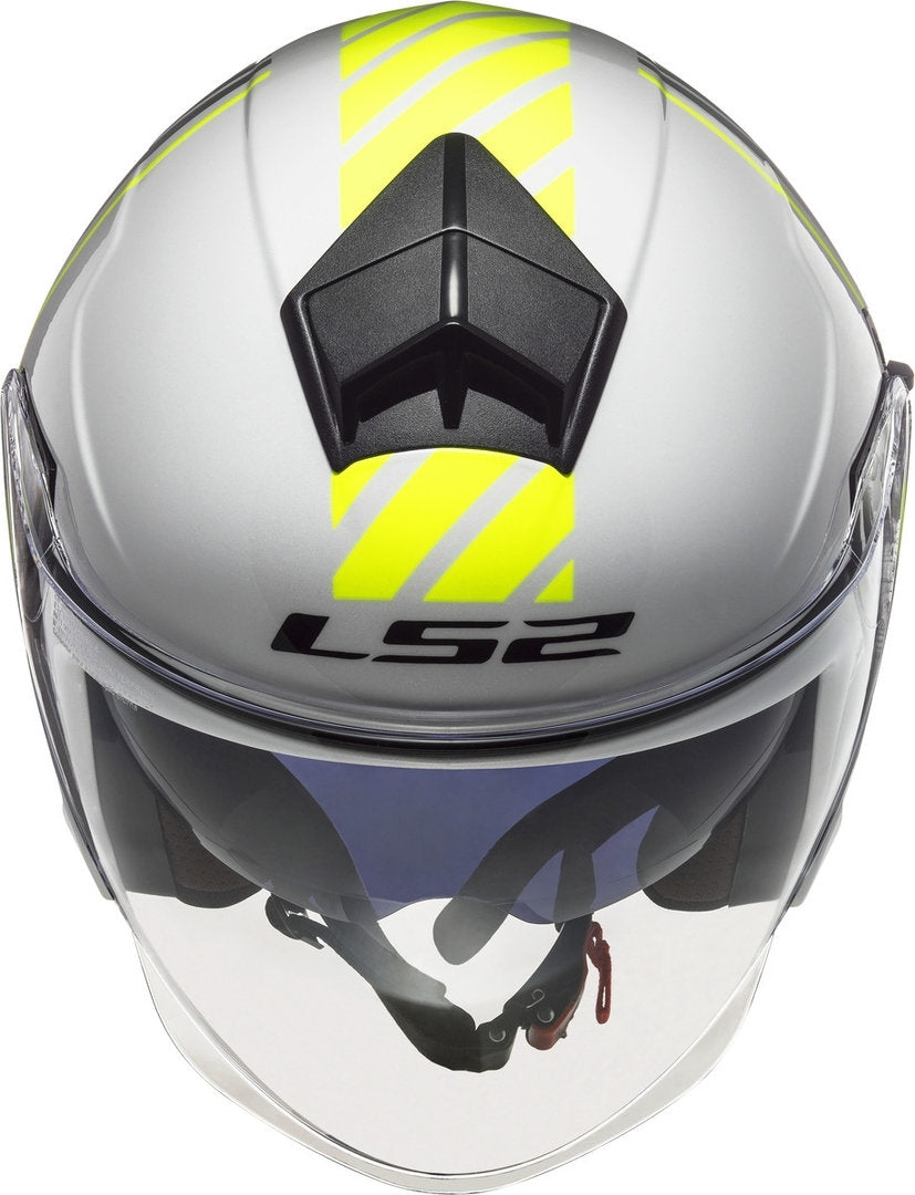 LS2 OF573 TWISTER II LUNA WHITE SILVER - SECURTEX MOTOR S.L (t/a MaximoMoto)