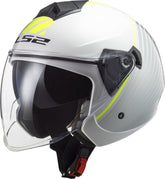 LS2 OF573 TWISTER II LUNA WHITE SILVER - SECURTEX MOTOR S.L (t/a MaximoMoto)