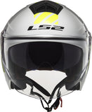 LS2 OF573 TWISTER II LUNA WHITE SILVER - SECURTEX MOTOR S.L (t/a MaximoMoto)