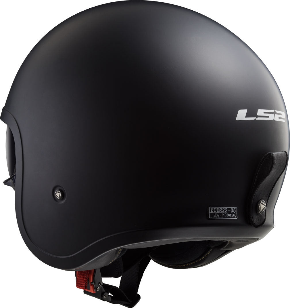 LS2 OF599 SPITFIRE SINGLE MONO MATT BLACK - SECURTEX MOTOR S.L (t/a MaximoMoto)