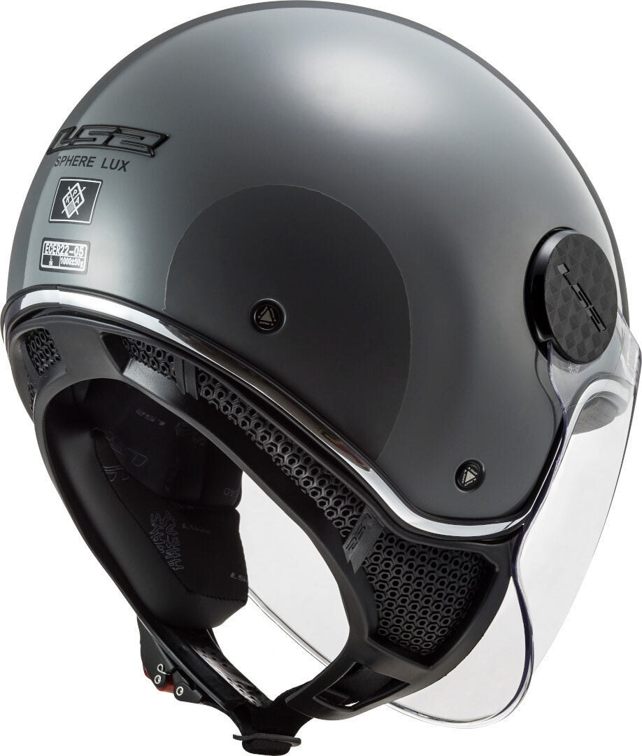 LS2 OF558 SPHERE LUX NARDO GREY - SECURTEX MOTOR S.L (t/a MaximoMoto)