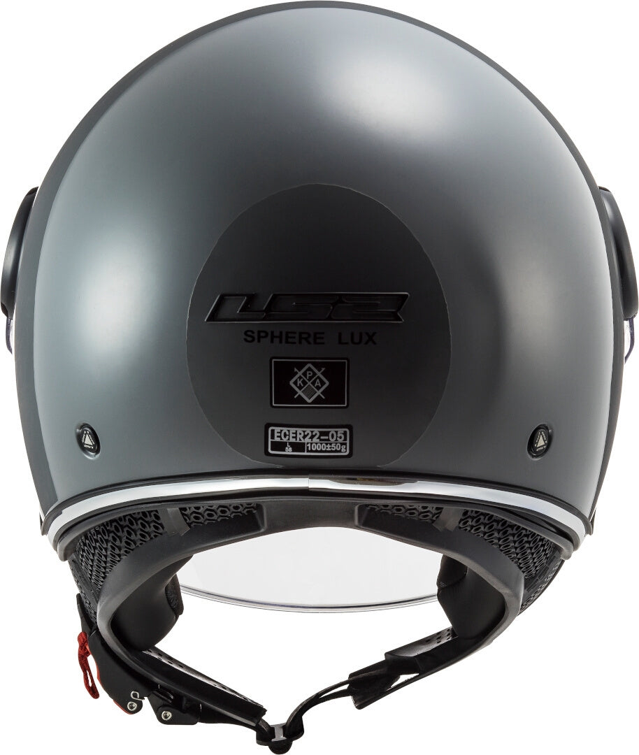 LS2 OF558 SPHERE LUX NARDO GREY - SECURTEX MOTOR S.L (t/a MaximoMoto)