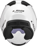 LS2 OF600 COPTER GLOSS WHITE - SECURTEX MOTOR S.L (t/a MaximoMoto)