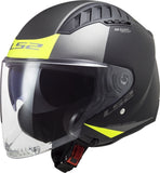 LS2 OF600 COPTER URBANE MATT BLACK H-V YELLOW - SECURTEX MOTOR S.L (t/a MaximoMoto)