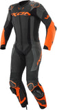 IXON VORTEX 3 HOMBRE 1 PIEZA MOTO CARRERAS TRAJE DE CUERO NEGRO NARANJA