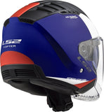 LS2 OF600 COPTER URBANE MATT BLUE RED - SECURTEX MOTOR S.L (t/a MaximoMoto)