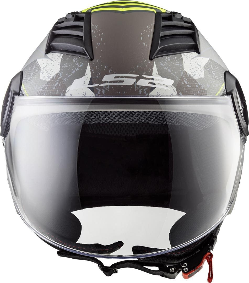 LS2 OF562 AIRFLOW CAMO MATT TITANIUM YELLOW - SECURTEX MOTOR S.L (t/a MaximoMoto)