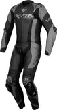 IXON VORTEX 3 HOMBRE 1 PIEZA MOTO CARRERAS TRAJE DE CUERO NEGRO GRIS