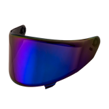 KYT RECAMBIOS- KYT RECAMBIOS TT-COURSE VISIERA IRIDIUM BLUE - TU / IRIDIO AZUL