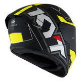 KYT- CASCOS TT-COURSE ELECTRON MATT BLACK/YELLOW