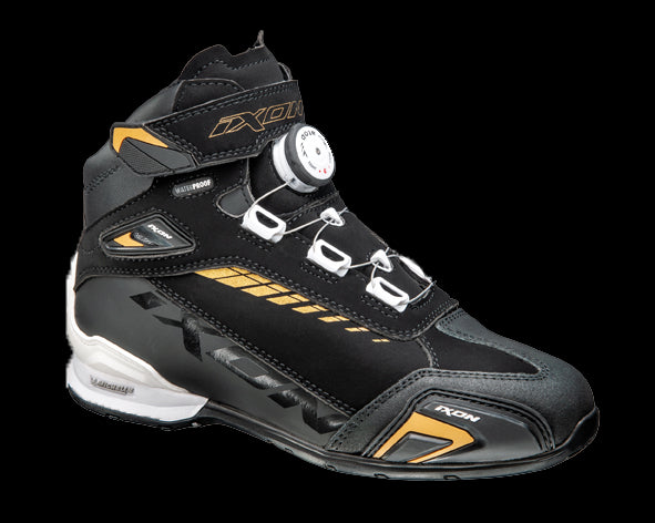 IXON- BOTAS BULL WP LADY BLACK/WHITE/GOLD - SECURTEX MOTOR S.L (t/a MaximoMoto)