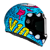 HJC V10 SQUEEZE MC28 Casco Integral De Moto