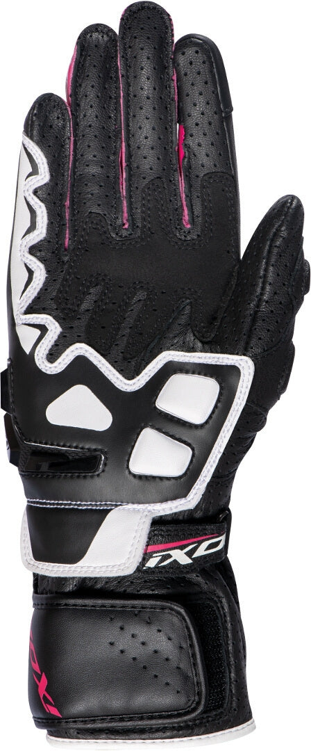 IXON- GUANTES GP5 AIR LADY BLACK/WHITE/FUSHIA - SECURTEX MOTOR S.L (t/a MaximoMoto)