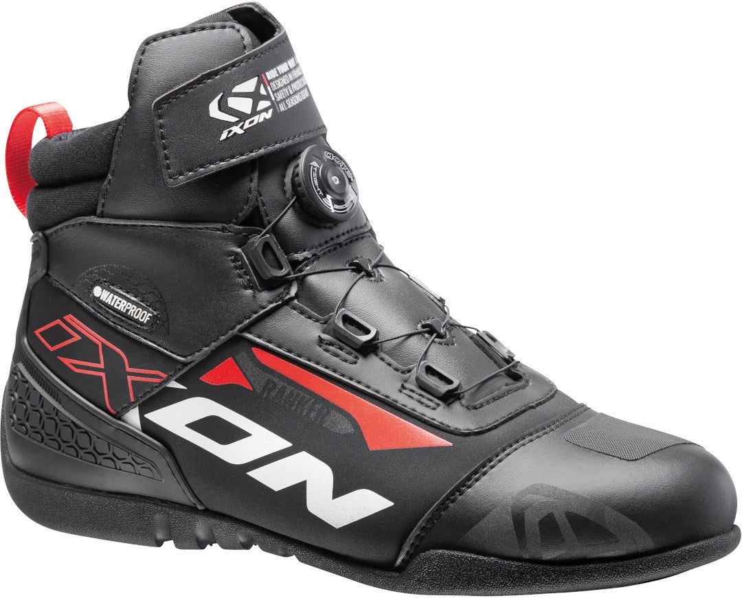 IXON- BOTAS RANKER WPBLACK/WHITE/RED - SECURTEX MOTOR S.L (t/a MaximoMoto)