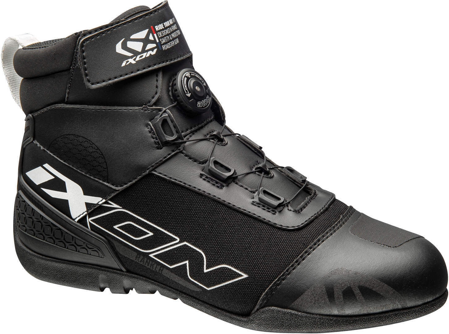 IXON- BOTAS RANKER BLACK/WHITE - SECURTEX MOTOR S.L (t/a MaximoMoto)