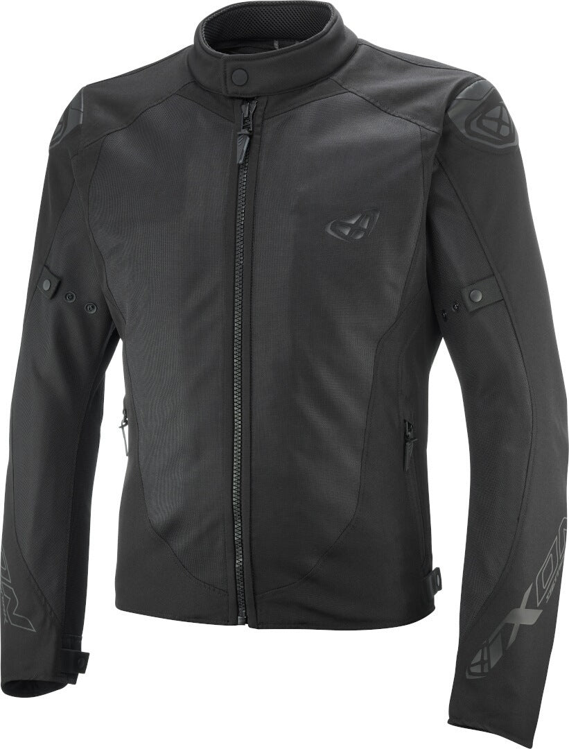 IXON DEMONIAK Verano Moto De Chaqueta Textil Negro