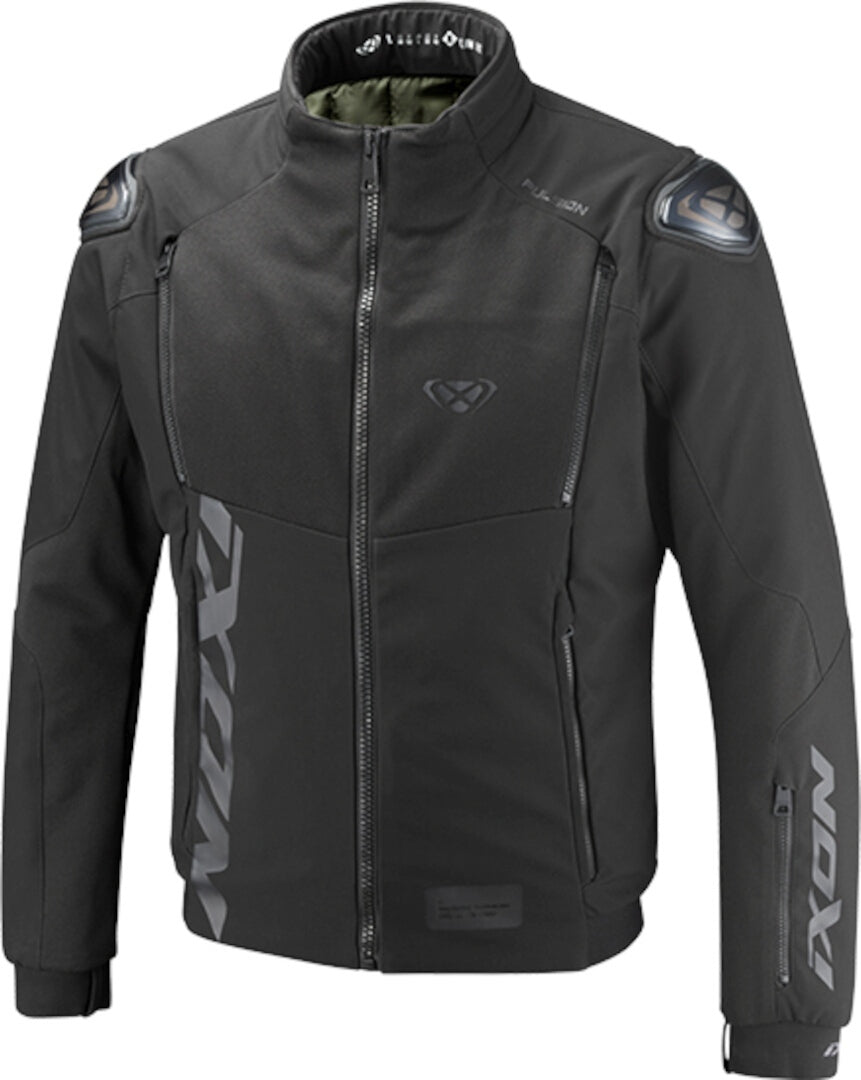 IXON PULSION Impermeable Aventura Moto Textil Chaqueta Negro