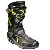 MUGENRACE Sphantom 3 Deportivas Moto Botas Negro/Fluo
