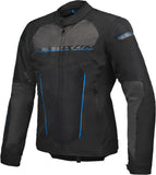 IXON T-REX Toda la Temporada Chaqueta Textil Moto Negro/Gris/Azul