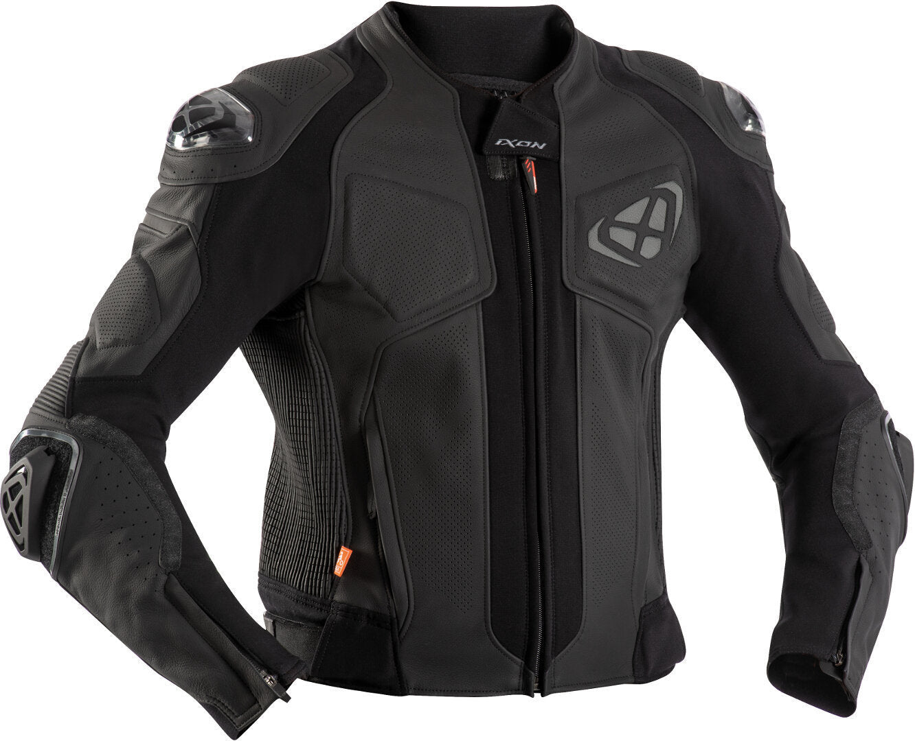 IXON VENDETTA EVO Hombre Motocicleta Chaqueta De Cuero Carreras