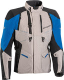 IXON EDDAS Moto Textil Turismo Chaqueta Gris/Negro/Azul