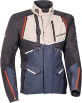 IXON EDDAS Moto Textil Turismo Chaqueta Grege/Azul Marino/Negro