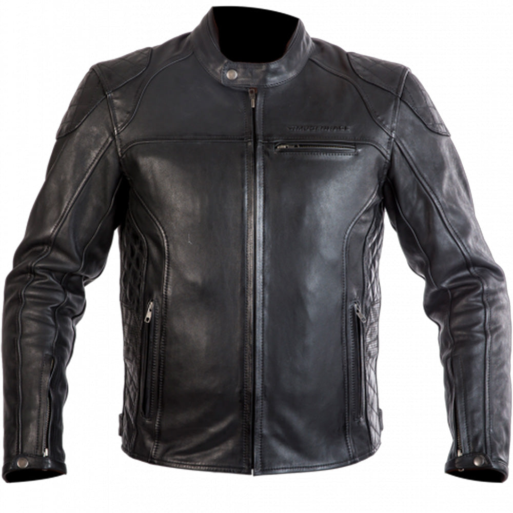MUGENRACE LJ MNR 1873 Sakliot Chaqueta de cuero motocicleta Negro