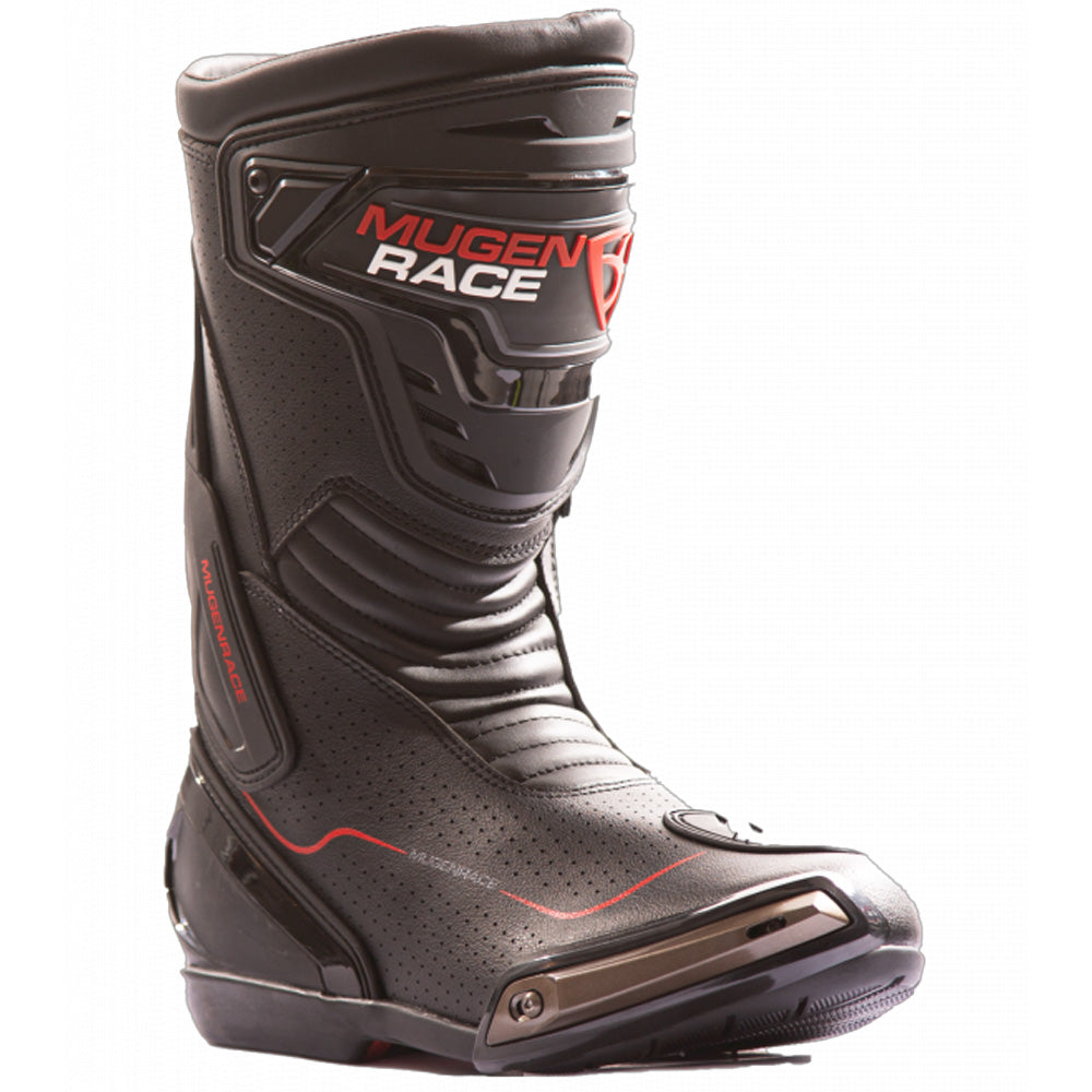 MUGENRACE BOT-MNR-2393 Speed Sportbike Botas Negro/Blanco