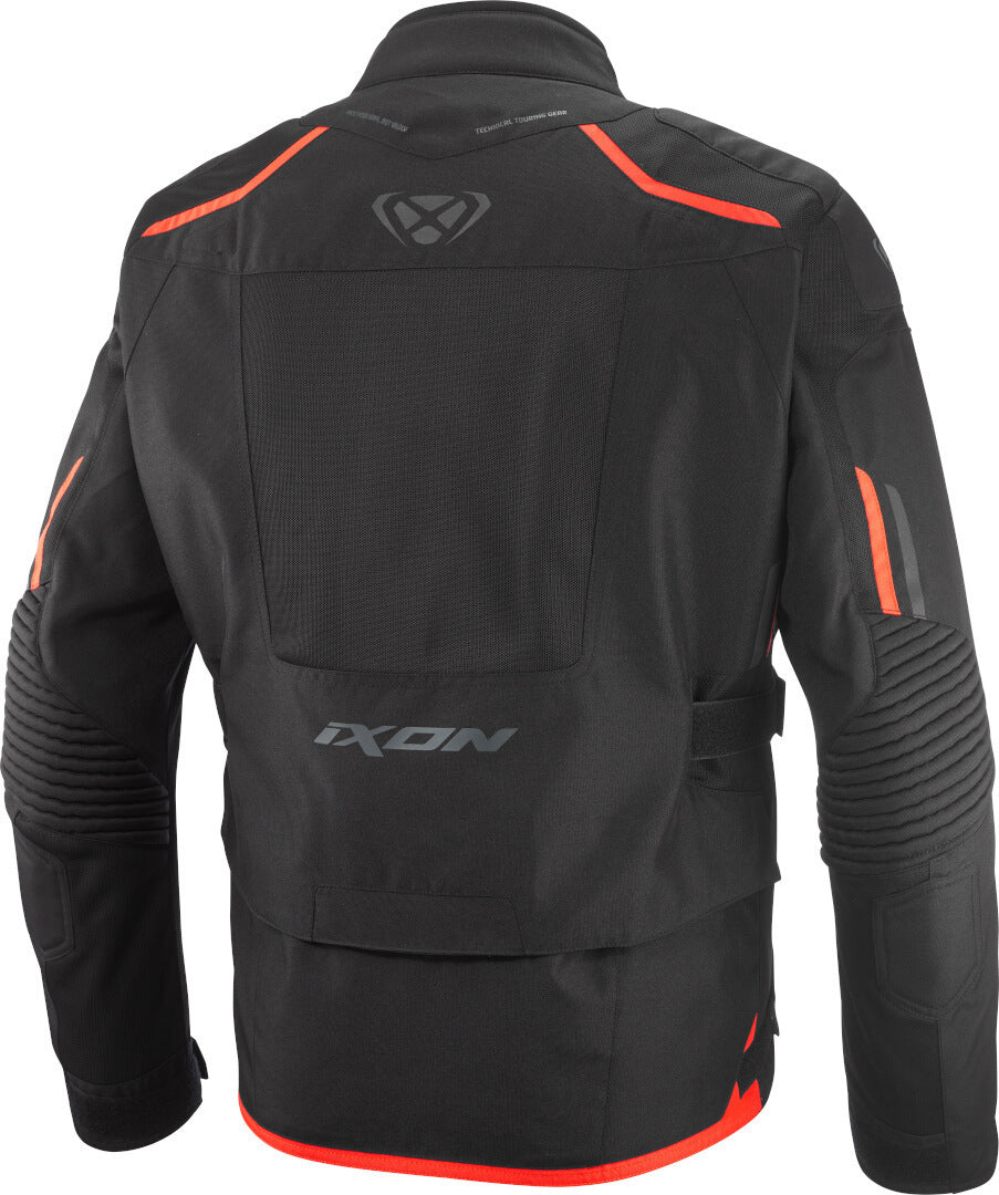 IXON MIDGARD Air C Chaqueta Textil De Moto Negro Rojo Brillante
