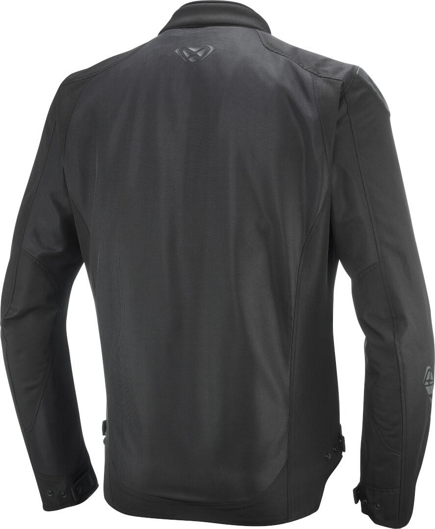 IXON DEMONIAK Verano Moto De Chaqueta Textil Negro