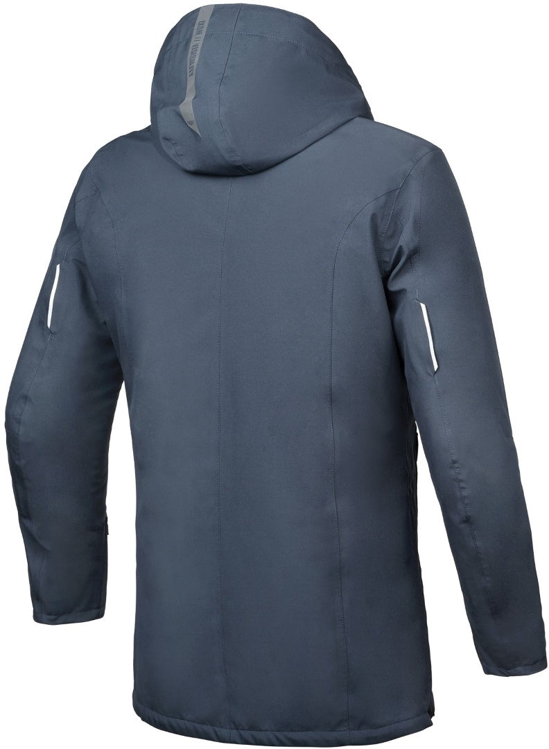 IXON SLIMMY Chaqueta Textil Impermeable Moto Azul Marino
