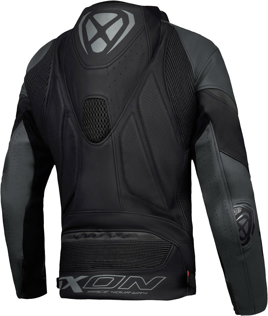 IXON VORTEX 3 Hombre Chaqueta De Cuero Motociclista De Carreras