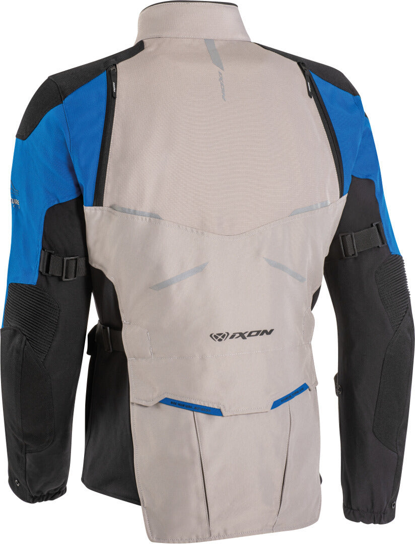 IXON EDDAS Moto Textil Turismo Chaqueta Gris/Negro/Azul