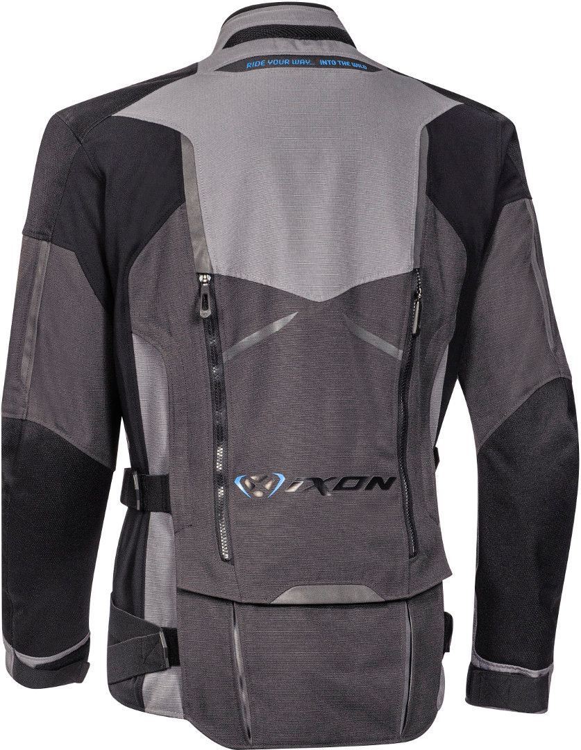 IXON RAGNAR Aventura Chaqueta Textil Moto Antracita/Gris/Azul