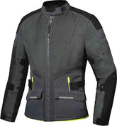 IXON M-NJORD Hombre Moto Textil Chaqueta Táctica Verde Negro Amarillo