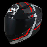 SUOMY-CASCOS TRACK-1 NINETY SEVEN MATT GUN METAL/RED E06 - SECURTEX MOTOR S.L (t/a MaximoMoto)
