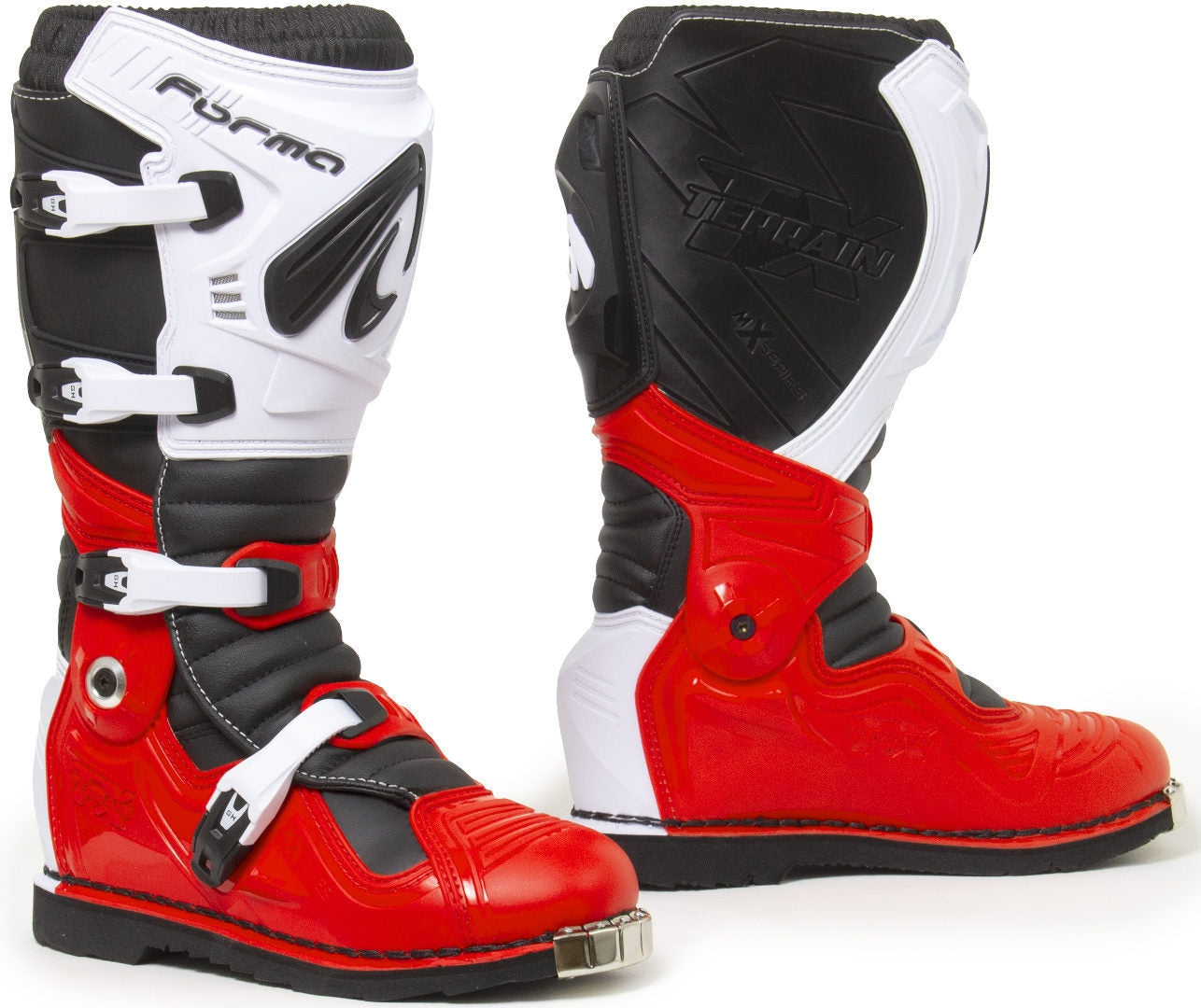 FORMA- BOTAS TERRAIN EVOLUTION TX RED/WHITE - SECURTEX MOTOR S.L (t/a MaximoMoto)