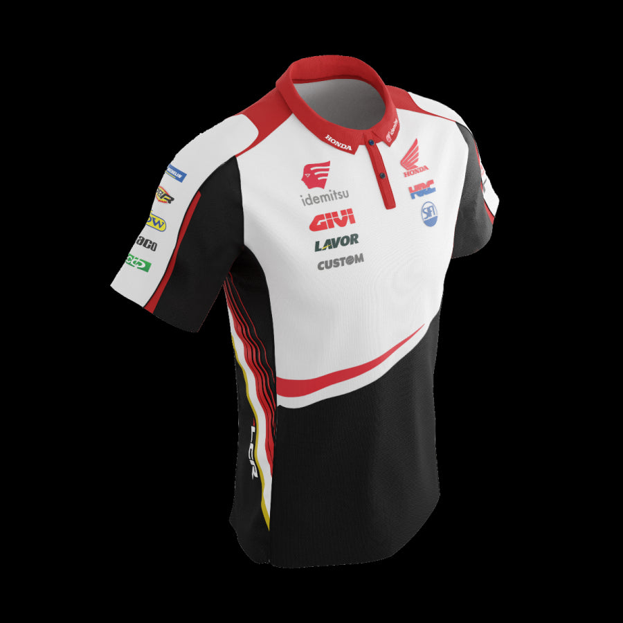 LCRT 22 PO1 BLACK/WHITE/RED - SECURTEX MOTOR S.L (t/a MaximoMoto)