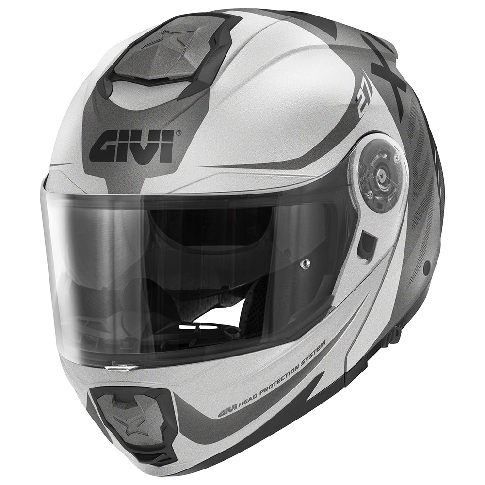 GIVI CASCOS MODULARES HX27F DIMENS. NERO/TIT/ARGENTO - DMT - SECURTEX MOTOR S.L (t/a MaximoMoto)