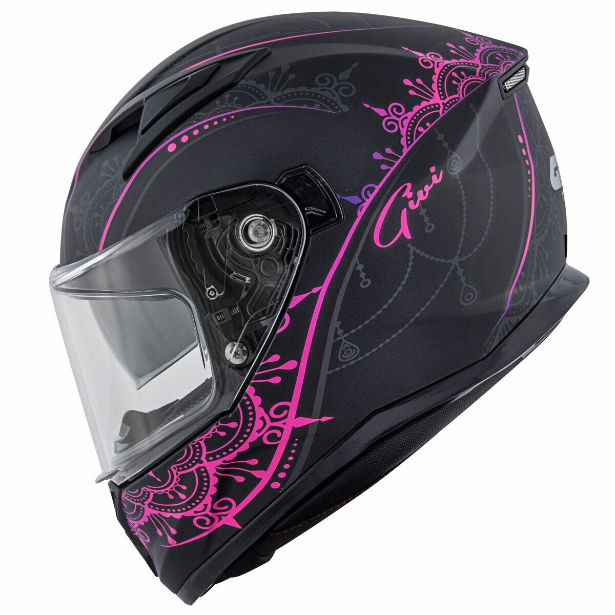 GIVI CASCO FULL 506/STOCCARDA.D/MENDHI-LADY NEGRO/ROSA - SECURTEX MOTOR S.L (t/a MaximoMoto)