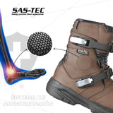 BELA JUNIOR SHORT BOTAS PIEL MARRON - SECURTEX MOTOR S.L (t/a MaximoMoto)
