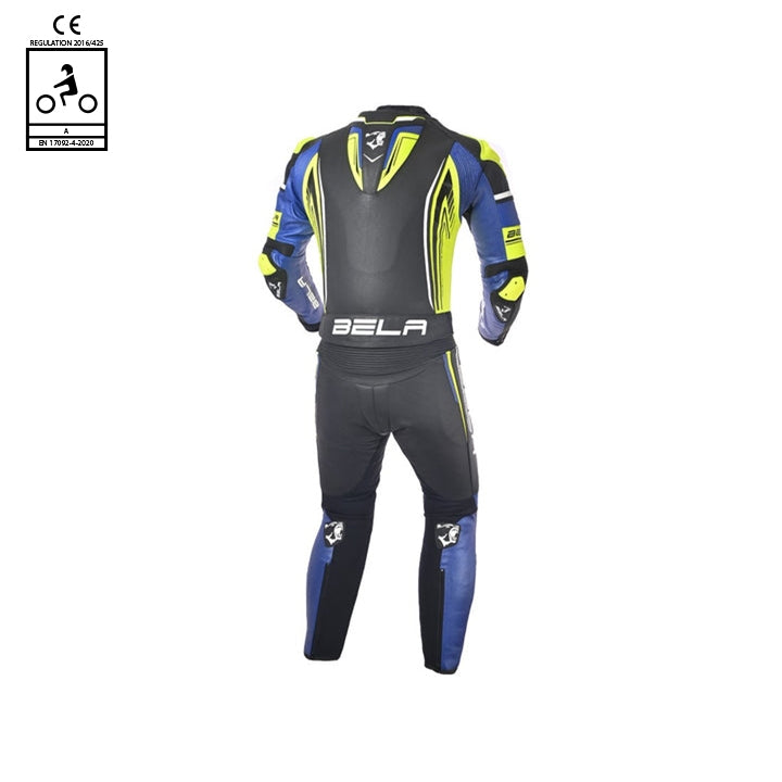 BELA - Mono 2 PC Beast Negro/Blanco/Amarillo Fluor/Azul - SECURTEX MOTOR S.L (t/a MaximoMoto)