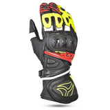 R-TECH - Guantes Piel GP Racing Negro/Amarillo - SECURTEX MOTOR S.L (t/a MaximoMoto)