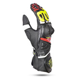 R-TECH - Guantes Piel GP Racing Negro/Amarillo - SECURTEX MOTOR S.L (t/a MaximoMoto)