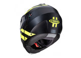 CABERG-CASCO DUKE 2 SUPERLEGEND MATT BLACK/YELLOW FLUO - SECURTEX MOTOR S.L (t/a MaximoMoto)