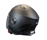 ZEUS-CASCO JET ZS-617 Matte/Negro - SECURTEX MOTOR S.L (t/a MaximoMoto)