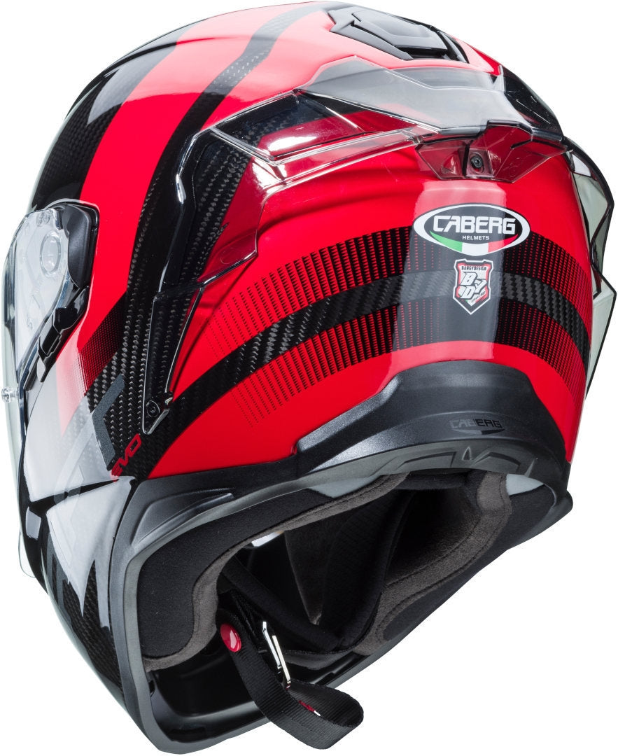 CABERG-Casco DRIFT EVO CARBON SONIC ANTRACITA/RED - SECURTEX MOTOR S.L (t/a MaximoMoto)