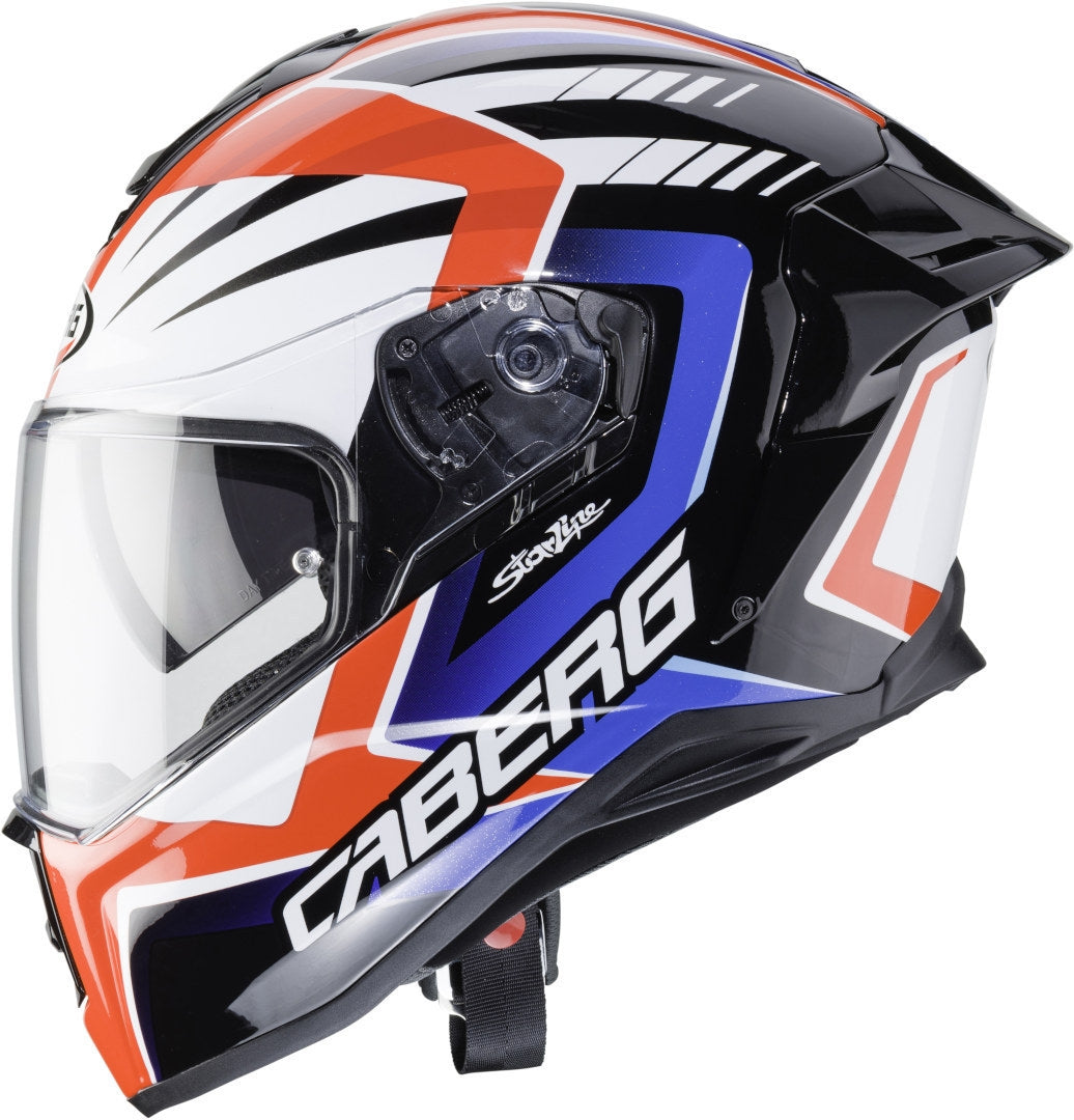CABERG-Casco DRIFT EVO MR55 WHITE/RED/BLUE - SECURTEX MOTOR S.L (t/a MaximoMoto)